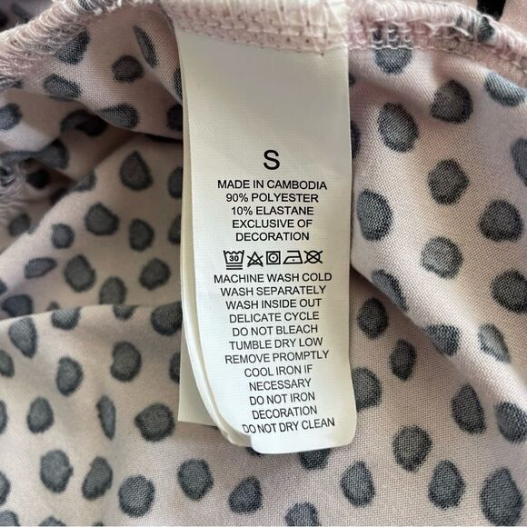 Kate Spade Pink Polka Dot Pajama Tank Top - Size: Small - Picture 5 of 6